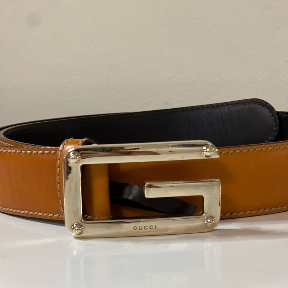Gucci leather belt